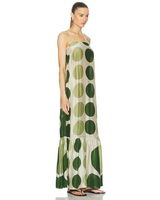 Adriana Degreas Green Jellyfish Long Dress
