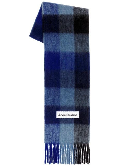 Acne Blue Vally Scarf