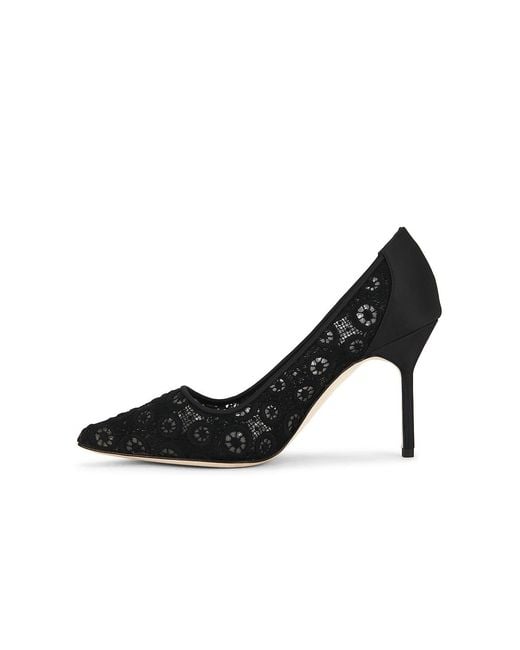 Manolo Blahnik Black Bbla 90 Pump