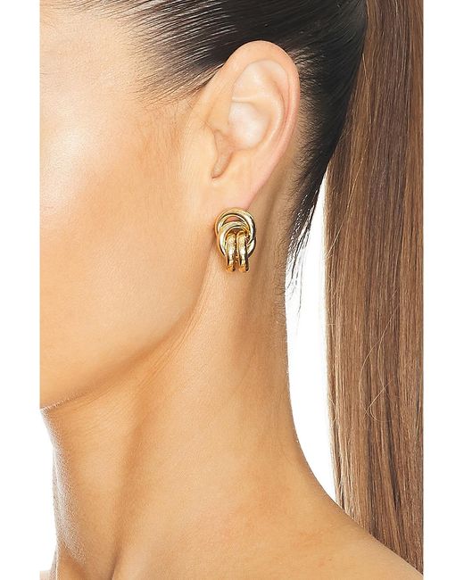 LIE STUDIO Metallic Vera Earrings