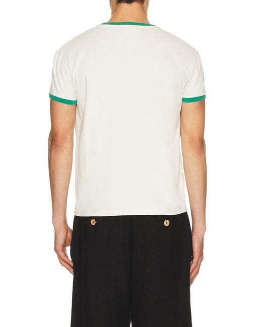 Commas White Bodysurf Tee for men