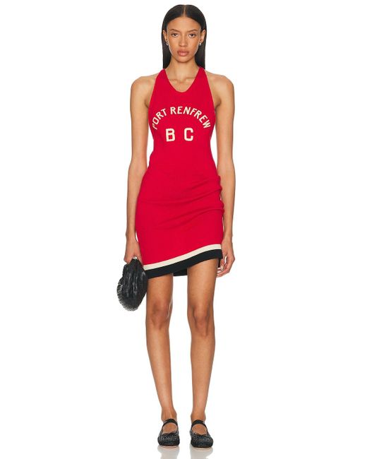 Bode Red Renfrew Dress