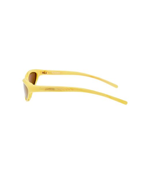 Jacquemus Yellow Curvo Sunglasses