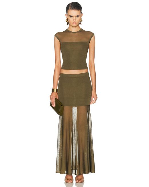 SER.O.YA Green Whitney Top