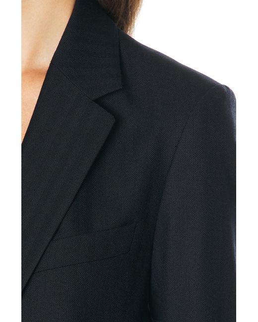 Dries Van Noten Blue Blanchet Jacket