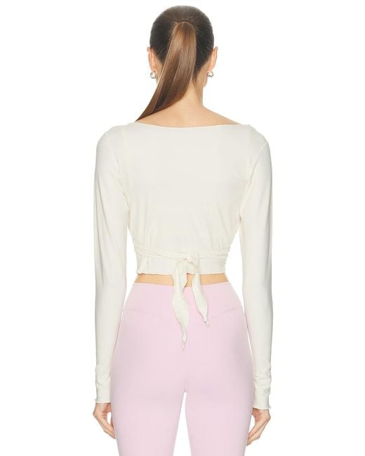 437 Natural The Wrap Top