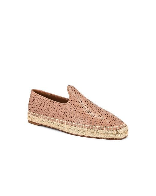 Alaïa Multicolor Flat Espadrilles