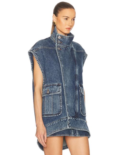J.W. Anderson Blue Sleeveless Denim Jacket
