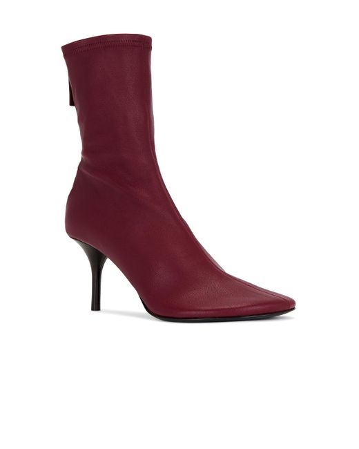 Acne Purple Back Ankle Boot