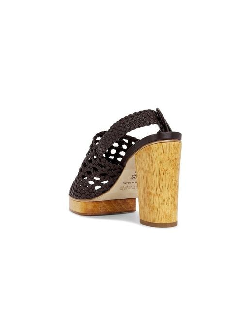 Staud Brown Martina Platform Sandal