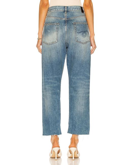 R13 Blue Crossover Straight Leg