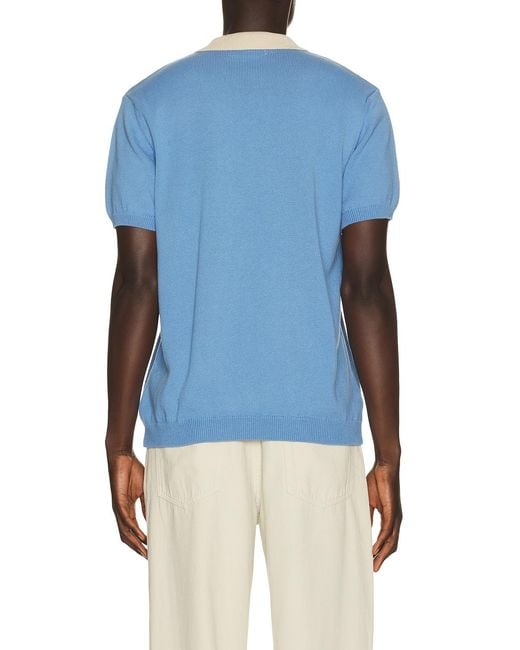 Edmmond Studios Blue Dinners Polo for men