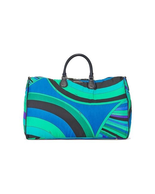 Emilio Pucci Blue Keepall Bag
