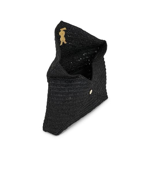 Saint Laurent Black Large Envelope Pouch