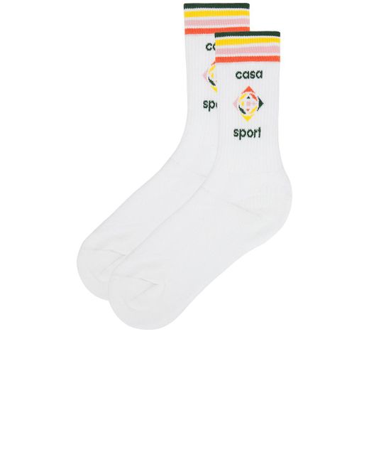 Casablancabrand White Casa Sport Socks