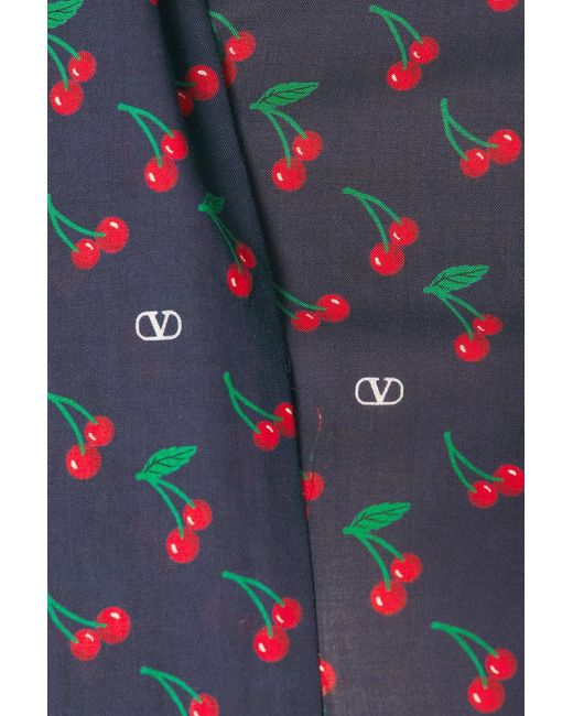 Valentino Red Cherryfic Shirt