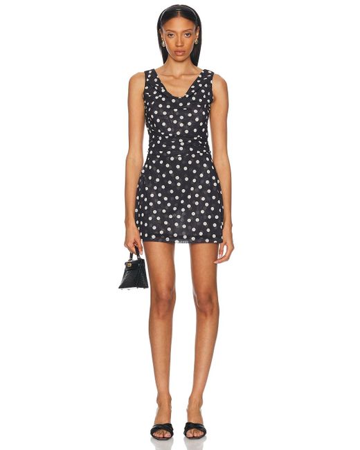 LPA Black Claire Mini Dress