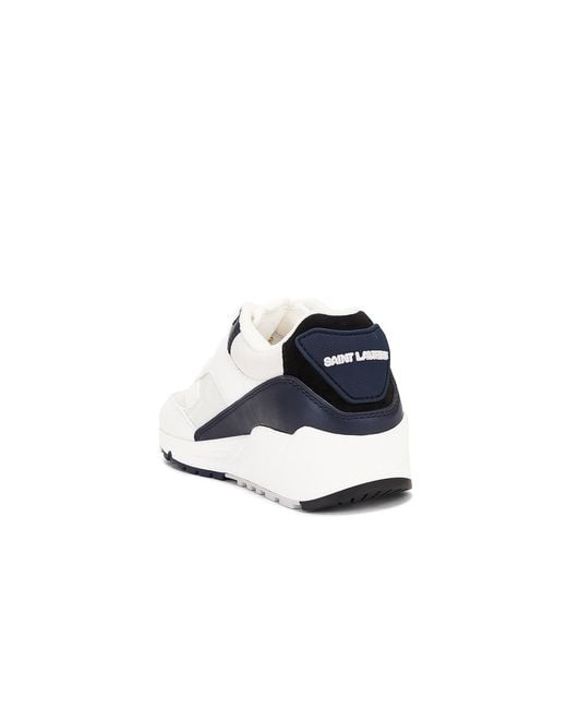 Saint Laurent White Bump Sneaker