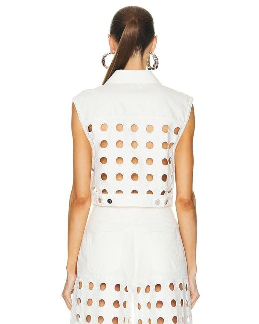 Alaïa White Alaïa Vest