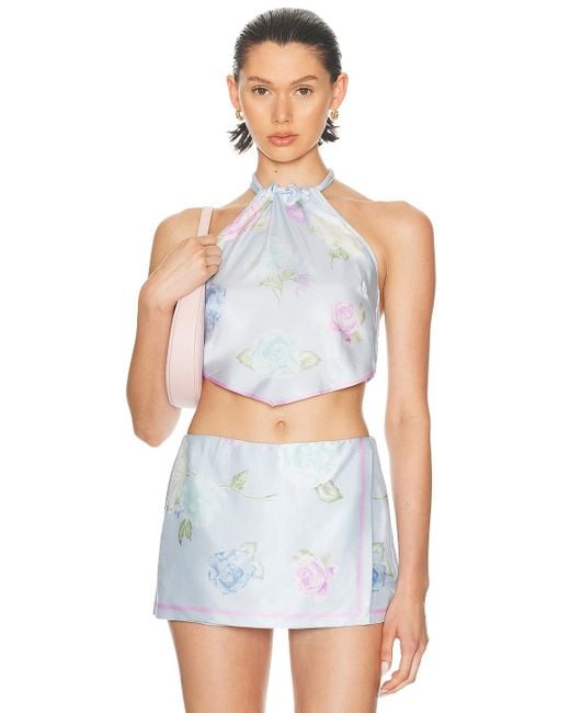 LoveShackFancy White Hollison Top