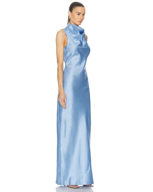 Staud Blue Rochelle Dress