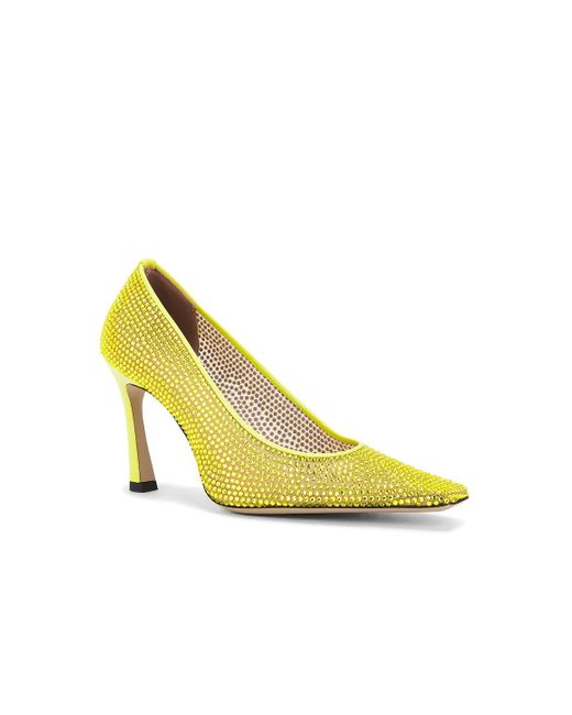 The Attico Yellow Juno 95M Pump