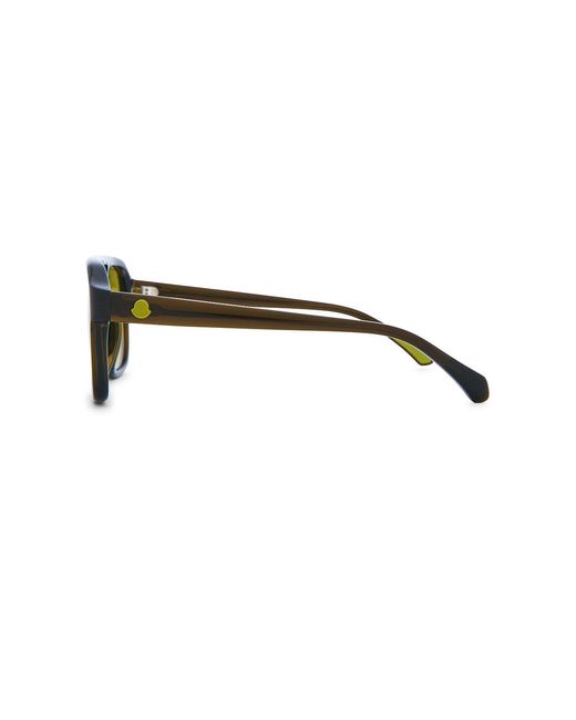 Moncler Green Vantos Sunglasses for men