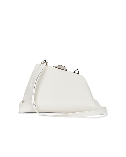 The Attico White Day Off Shoulder Bag