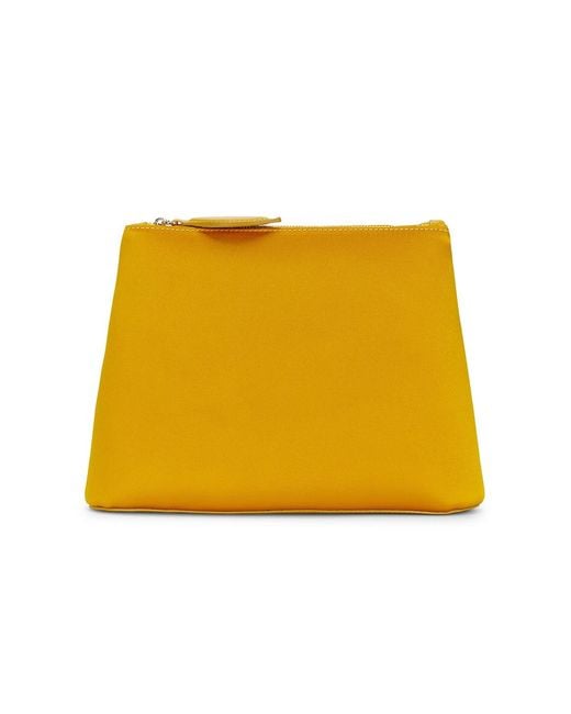 Liffner Yellow Zip Clutch