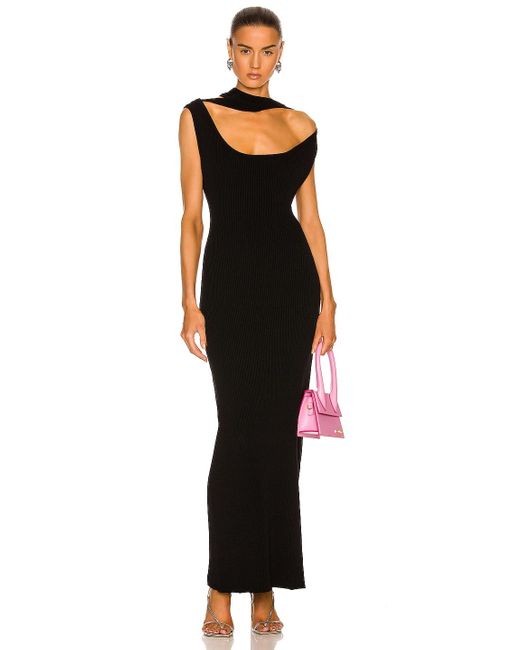 Cotton Three Collar Knit Tank Dress 