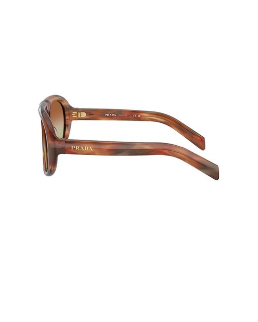 Prada Natural Irregular Sunglasses for men