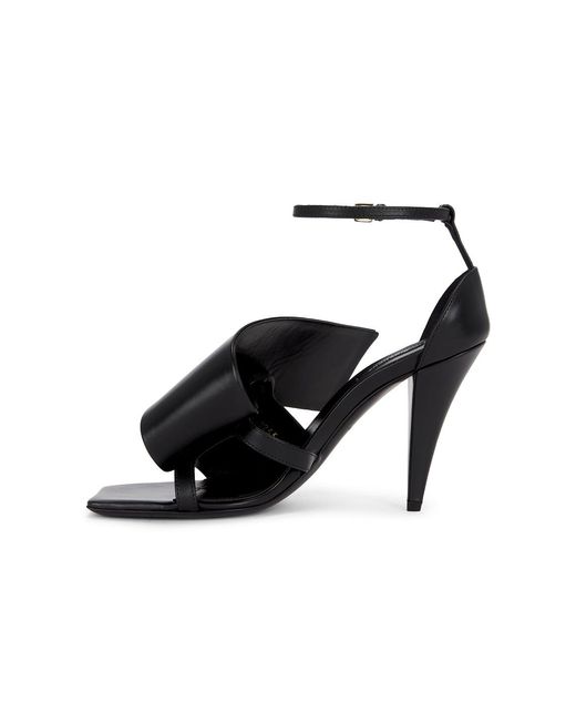 Givenchy Black Twisted Ribbon Sandal