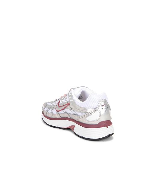 Nike White P-6000 Sneaker