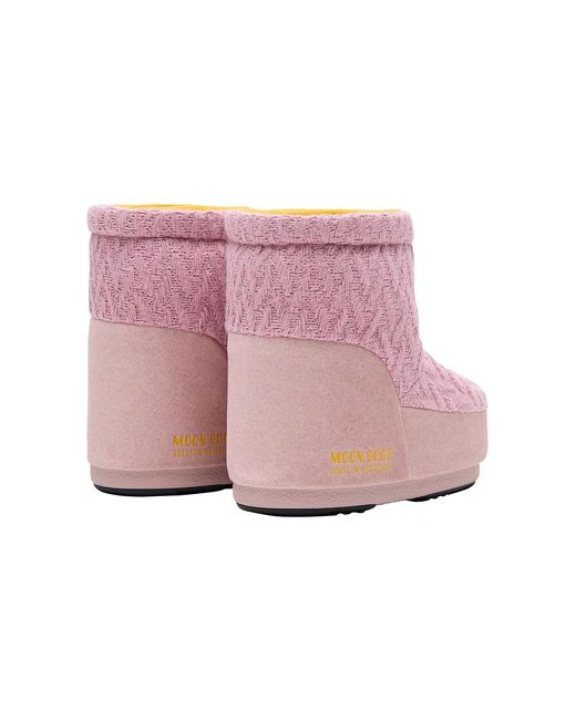 Moon Boot Pink Winter Boots