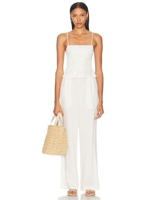 Solid & Striped White The Delta Top