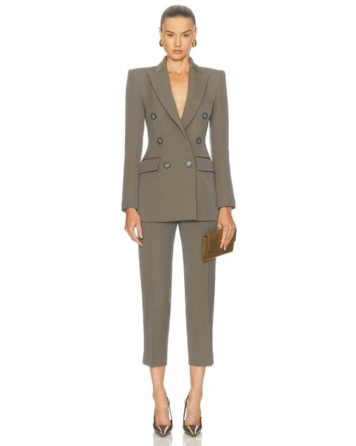 Alex Perry Multicolor Double Breasted Fitted Blazer