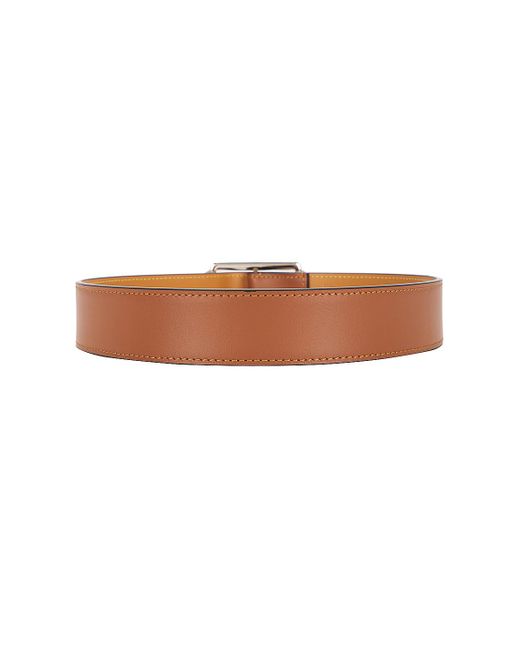 Loewe Brown Curved Buckle Belt