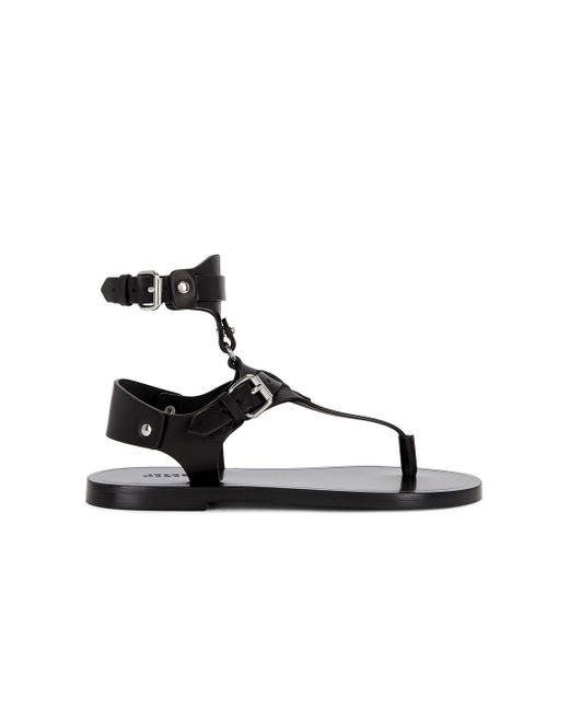 Isabel Marant Black Eveen Sandal