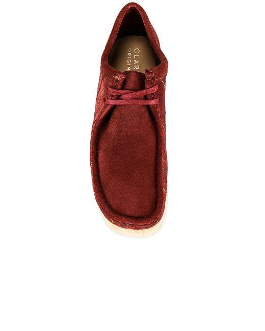 Clarks Red Wallabee Dance Hall Shoe for men