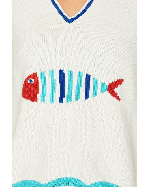Solid & Striped White The Jack Sweater