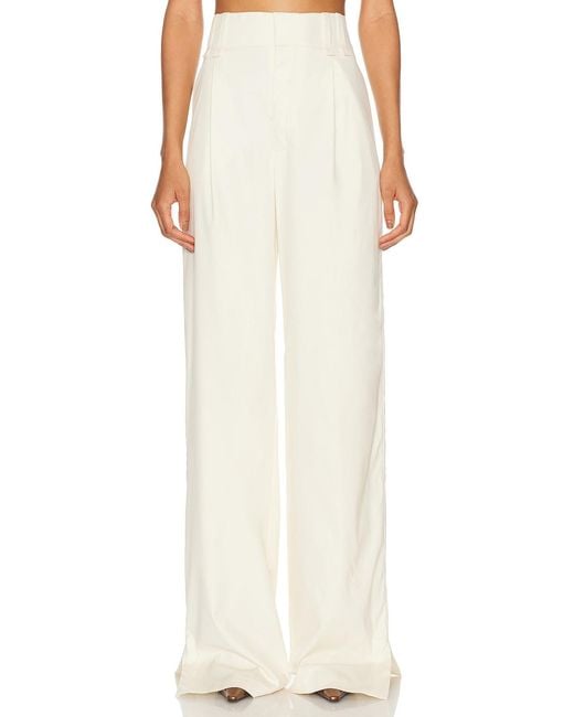 Saint Laurent White Bootcut Pant