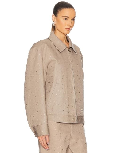 Alexander Wang Natural Boxy Workwear Jacket
