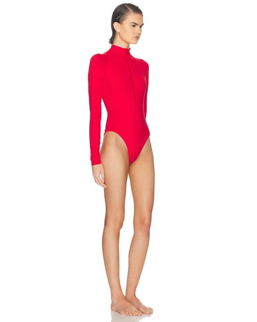 Left On Friday Red Rays Suit