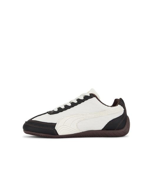 PUMA White Speedcat Textile Sneaker