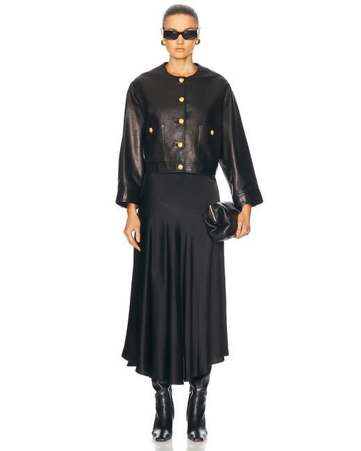 Adam Lippes Black Nessy Jacket