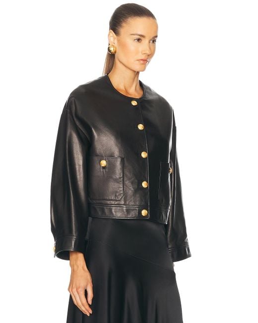 Adam Lippes Black Nessy Jacket