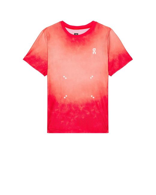 On Shoes Pink Pace Mesh-T for men