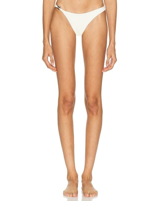 Ziah White Bravissimo Hardware Bikini Bottom