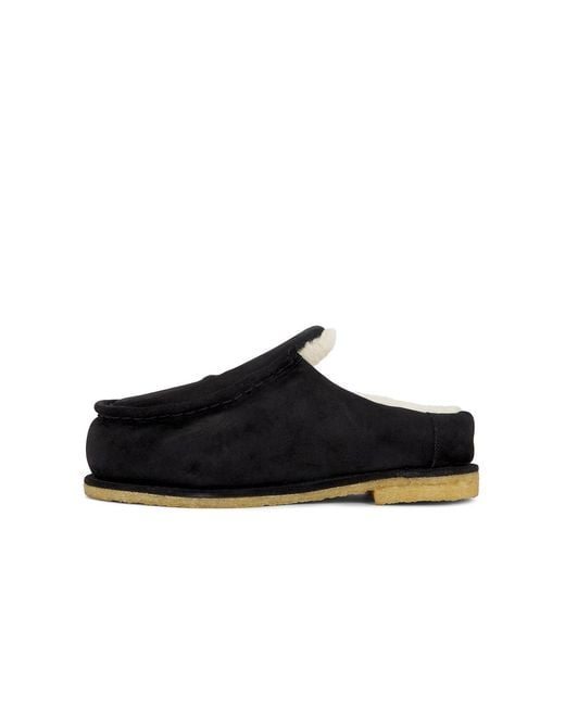 J.W. Anderson Black Flat Mule