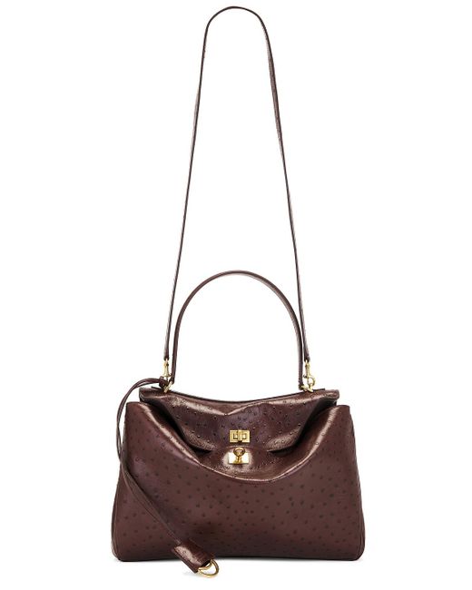 Balenciaga Brown Rodeo Medium Top Handle Bag